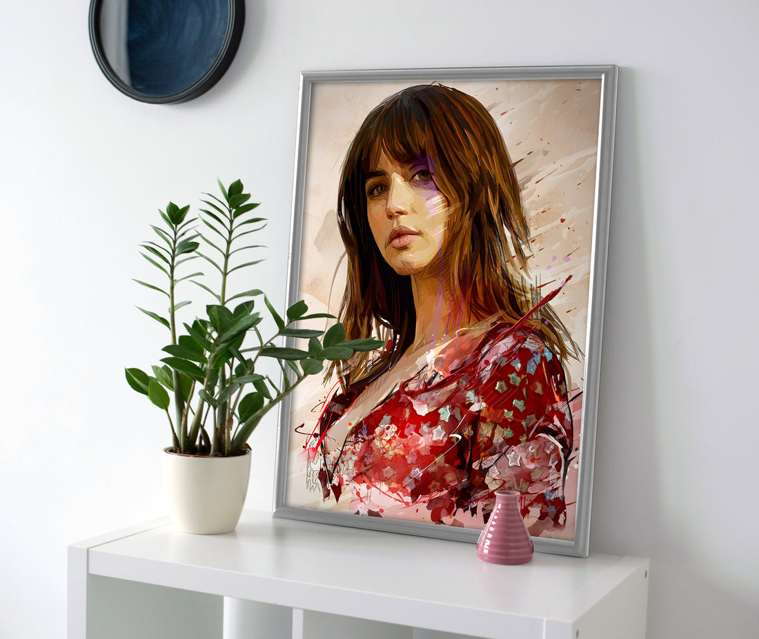Ana de Armas Poster canvas wall art print decor
