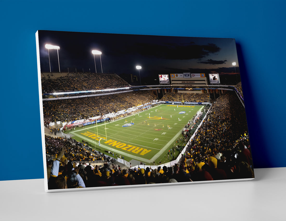 Arizona State football stadium poster canvas wall art