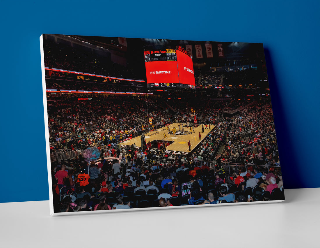 Atlanta Hawks Arena Poster or Canvas Wall Art