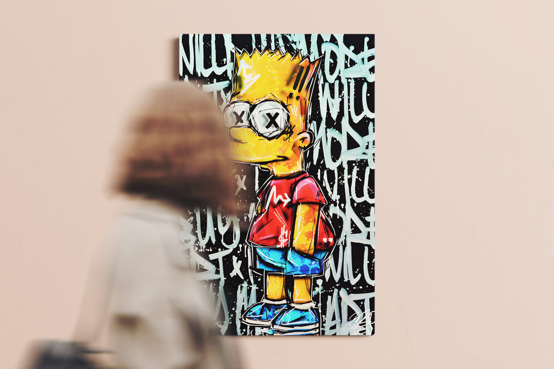 Bart Simpson Poster or Canvas Wall Art print