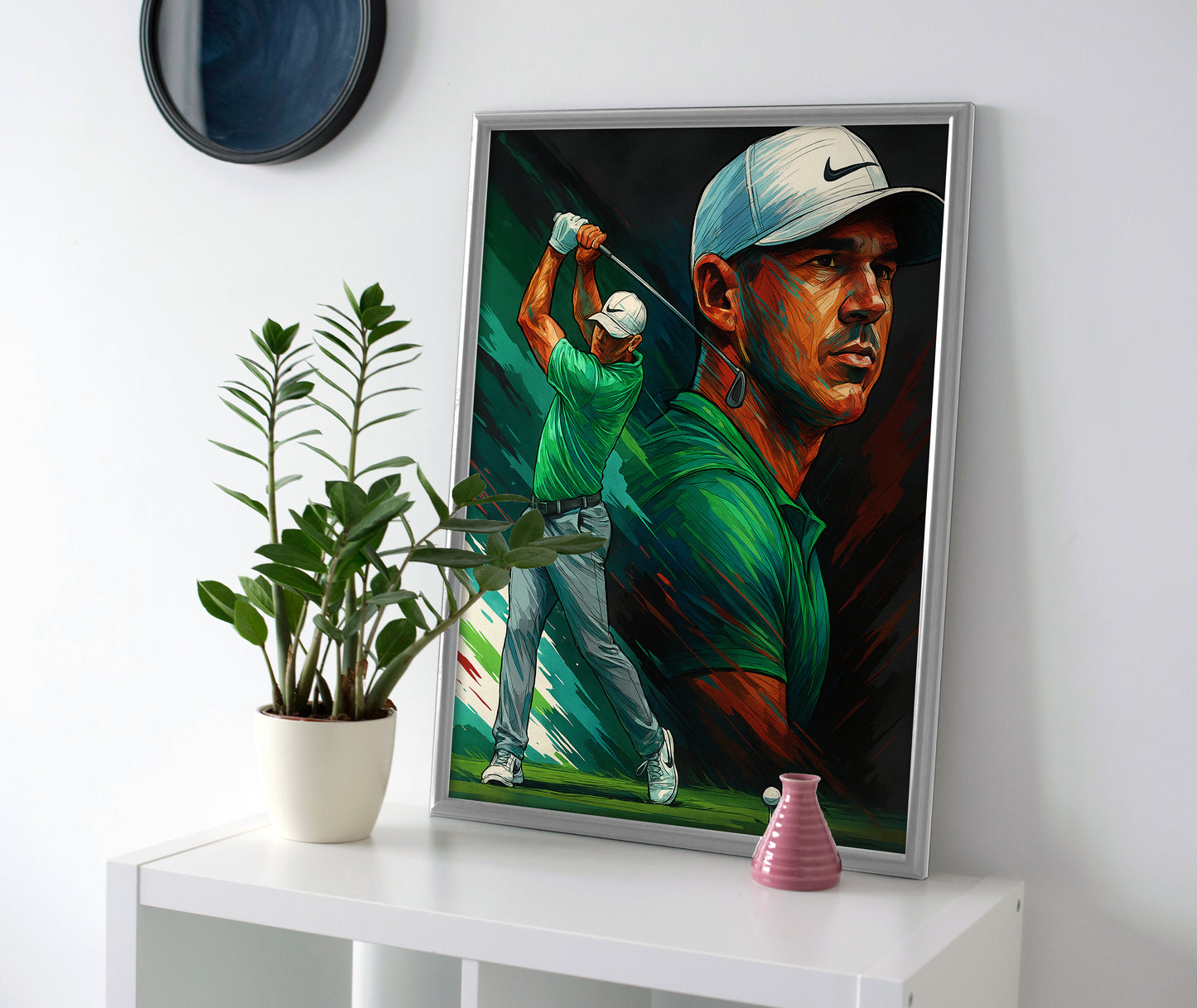 Brooks Koepka Golf Poster canvas wall art painting