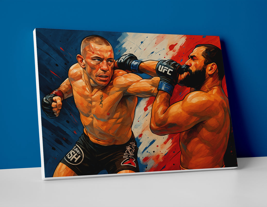 Georges St-Pierre Poster canvas painting ufc wall art print decor