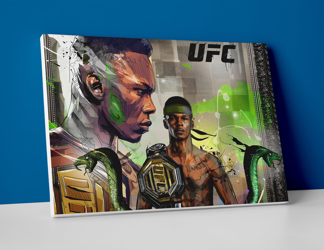 Israel Adesanya Poster canvas wall art print painting ufc