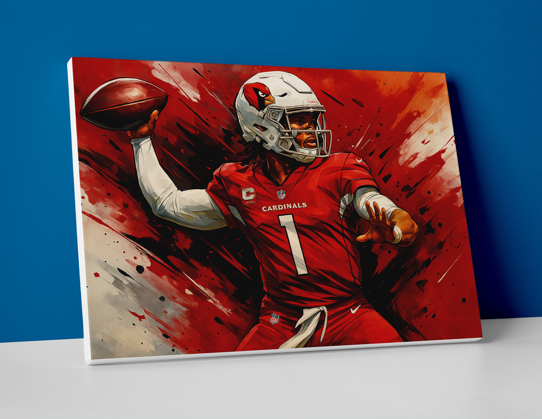 Kyler Murray poster painting canvas wall art print decor cardinals