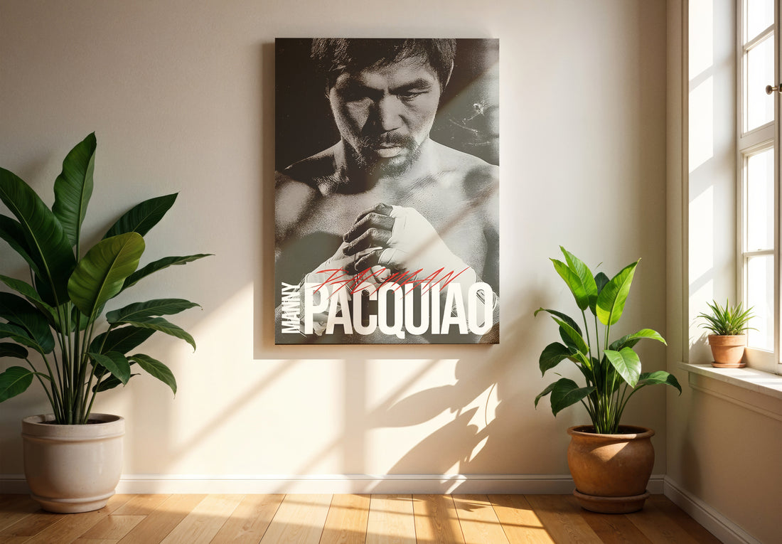 Manny Pacquiao Poster or Canvas Wall Art print decor artwork