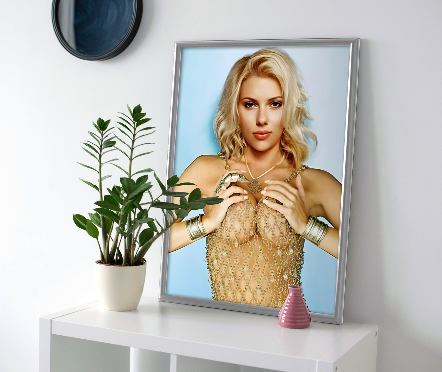Scarlett Johansson Hot Poster canvas wall art print