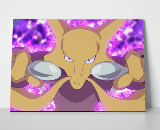 Alakazam Pokemon Poster or Wrapped Canvas - Player Season