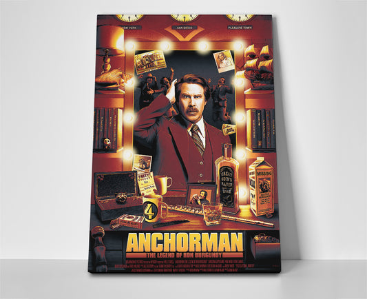 anchorman poster canvas movie wall art