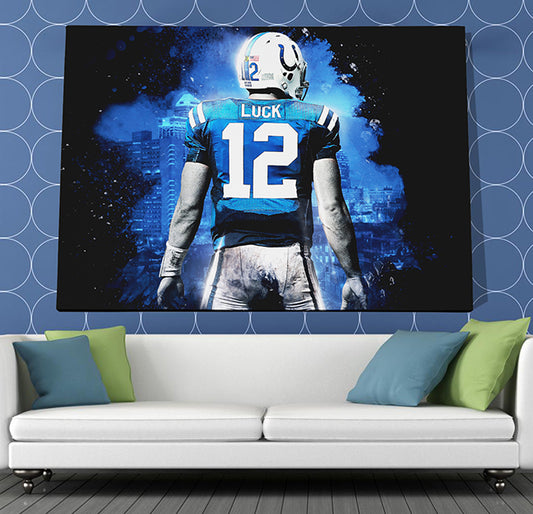 Andrew Luck Poster or Wrapped Canvas - Player Season