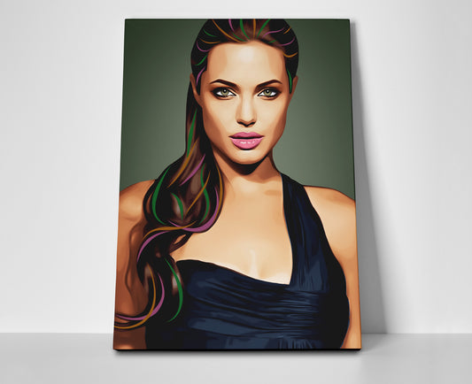 Angelina Jolie Poster or Wrapped Canvas - Player Season