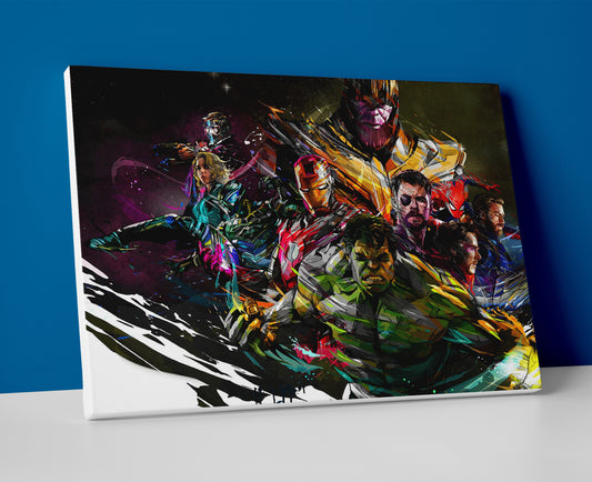 avengers painting poster canvas wall art artwork movie