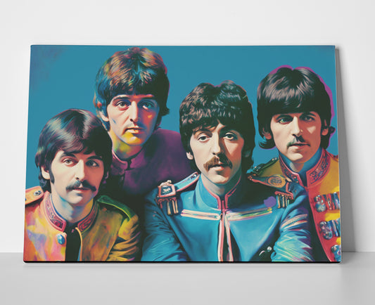 The Beatles Painting Poster canvas