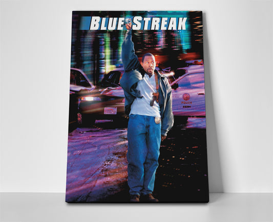 Blue Streak poster canvas movie wall art