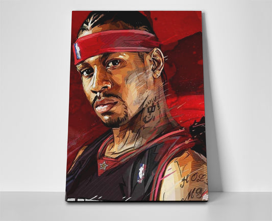 Allen Iverson Poster or Wrapped Canvas - Player Season