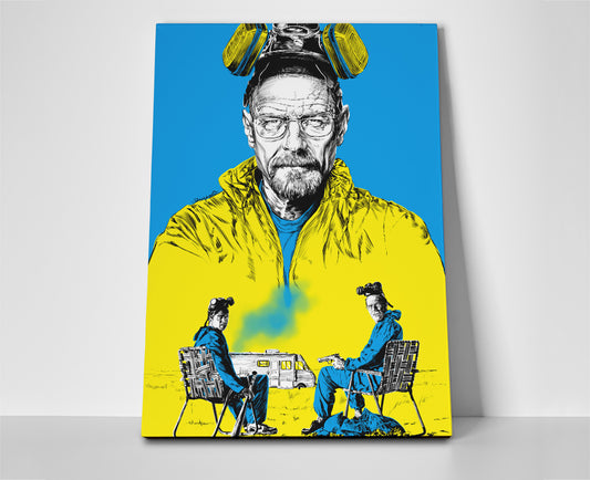 Walter White and Jesse Pinkman Poster canvas