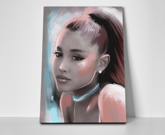 Ariana Grande Artwork Poster or Wrapped Canvas