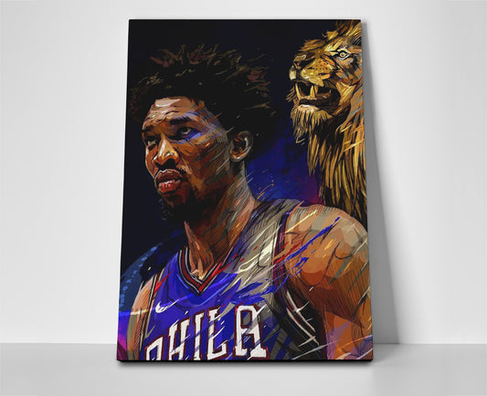 Joel Embiid Poster or Wrapped Canvas - Player Season