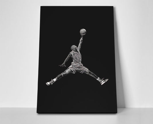 Michael Jordan Logo Poster or Wrapped Canvas - Player Season