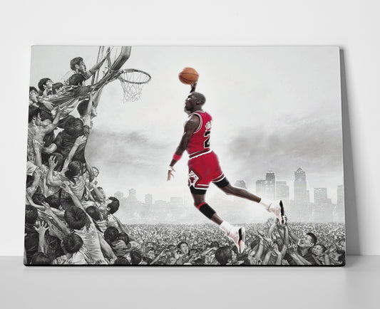 Michael Jordan poster canvas wall art