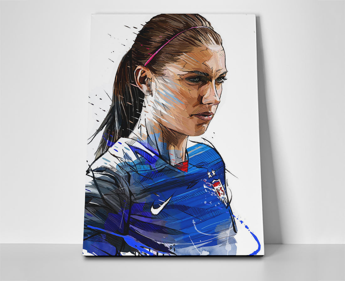 Alex Morgan Soccer Poster or Wrapped Canvas - Player Season