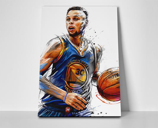 Steph Curry Wall Art Poster canvas stephen