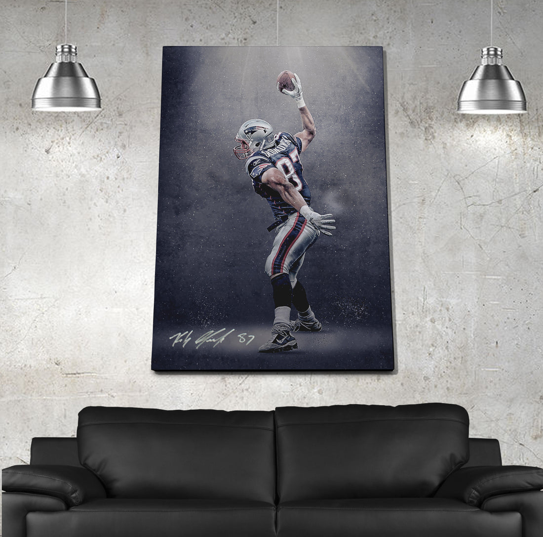 Rob Gronkowski Poster canvas
