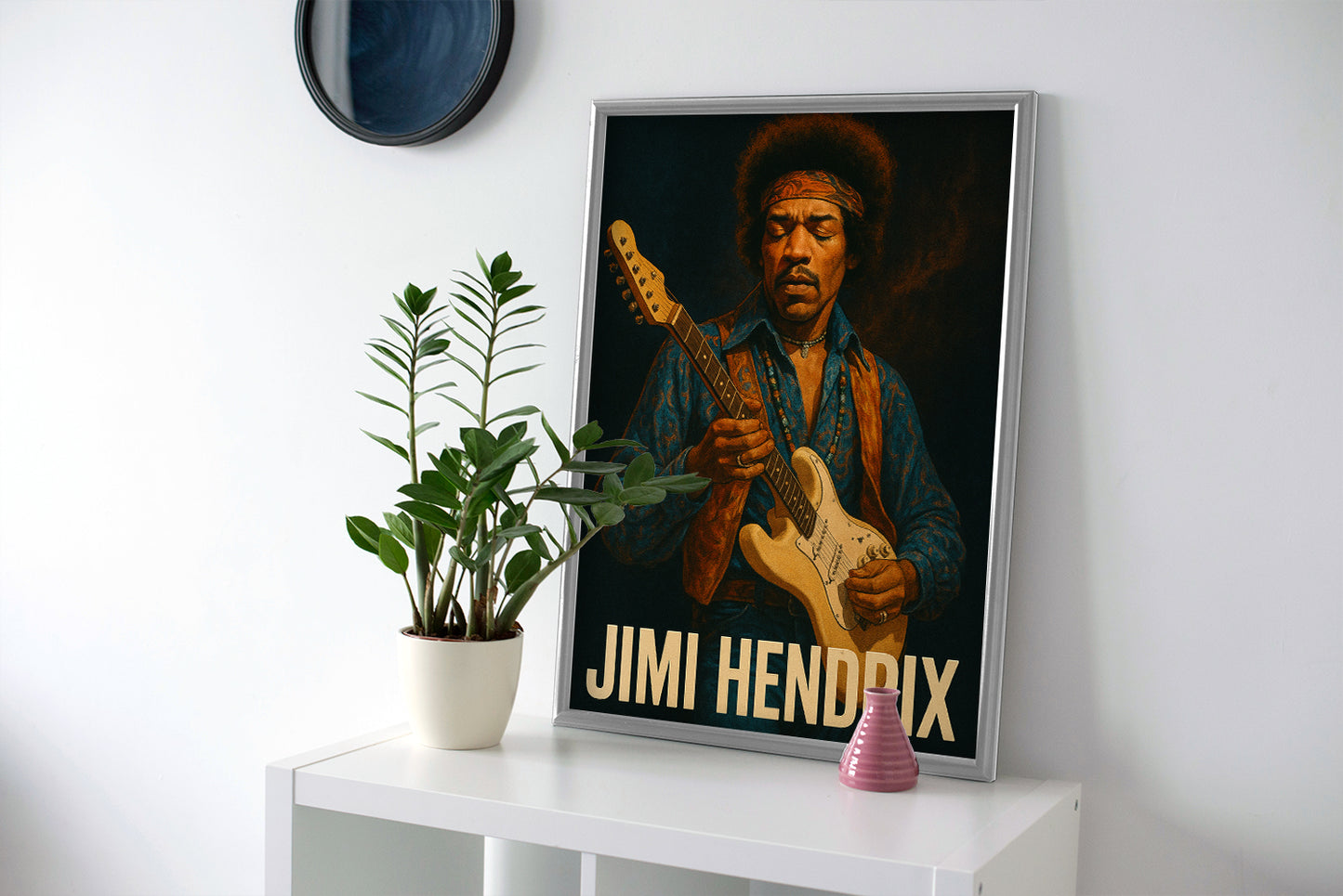 Jimi Hendrix Poster or Wrapped Canvas