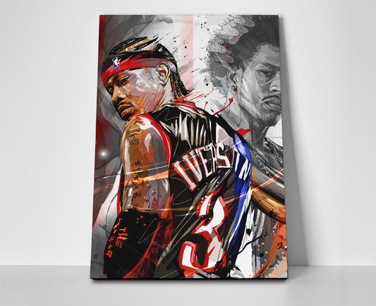 Allen Iverson poster canvas painting wall art