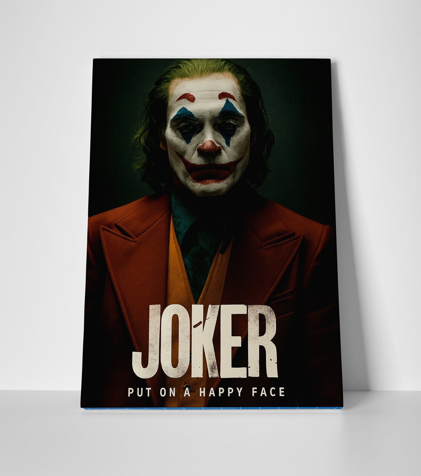 joker movie poster canvas