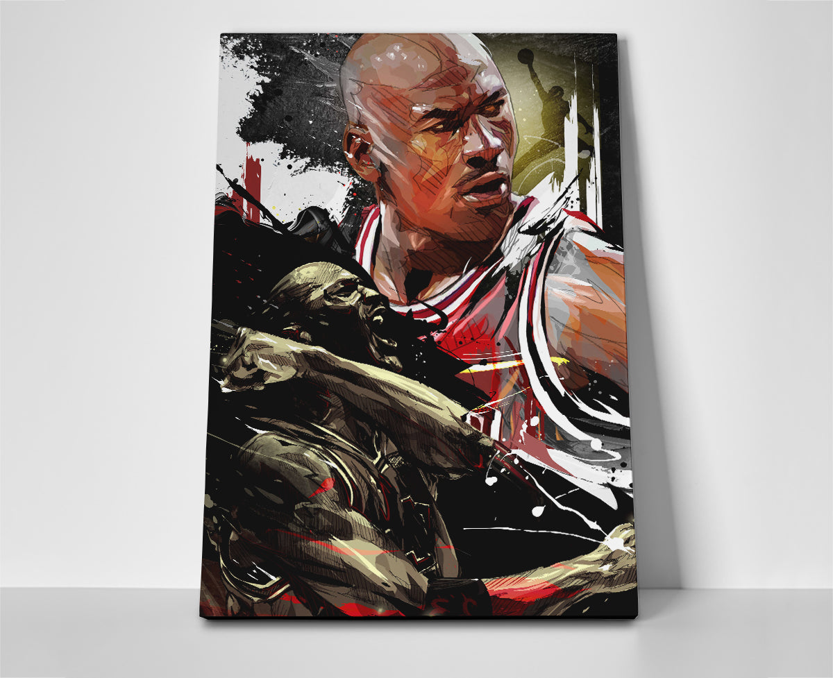 michael jordan poster canvas