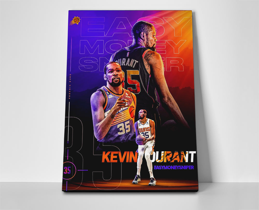 kevin durant phoenix suns poster canvas wall art painting artwork