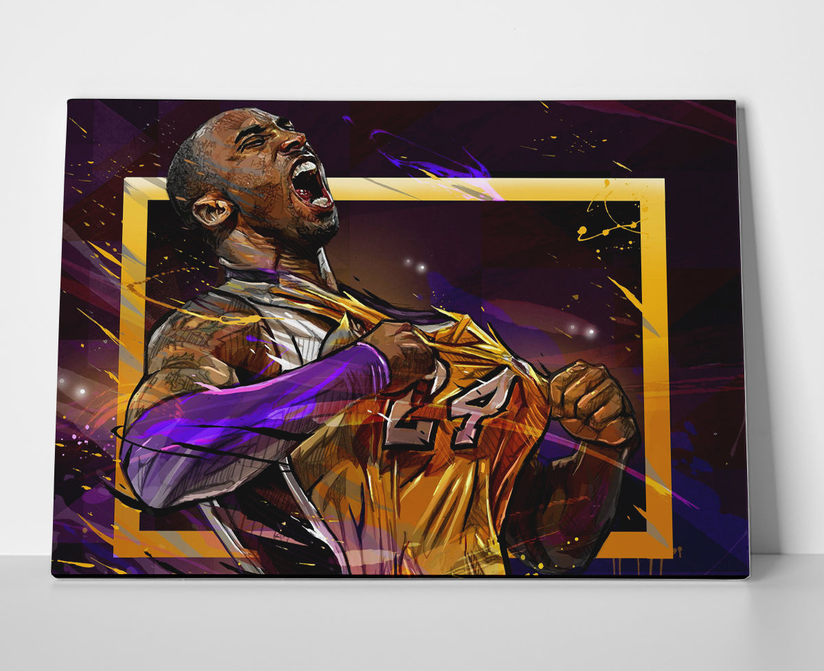Kobe Bryant poster canvas