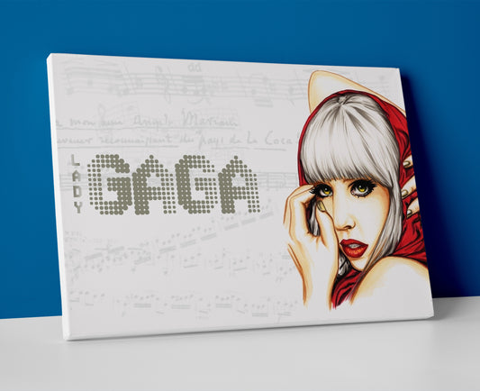 Lady Gaga Art poster canvas wall art painting