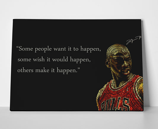Michael Jordan poster canvas wall art