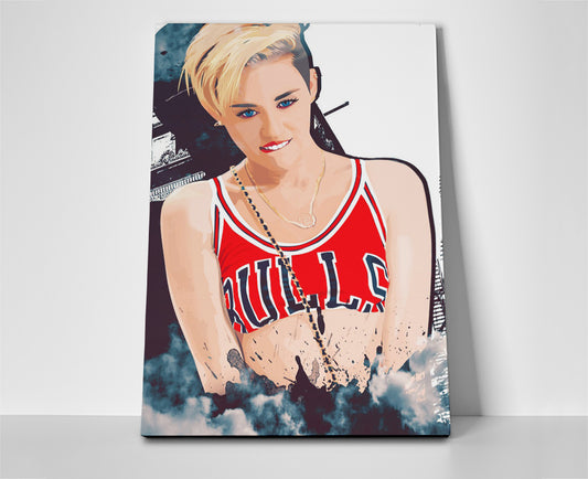 miley cyrus 23 poster canvas wall art painting artwork