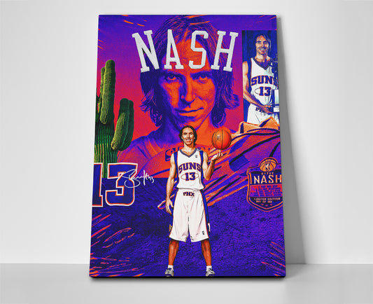 Steve Nash Suns Poster canvas