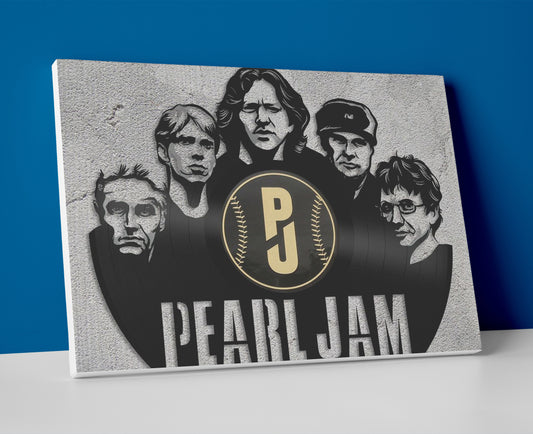 Pearl Jam poster canvas wall art