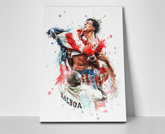 Rocky Balboa poster canvas wall art