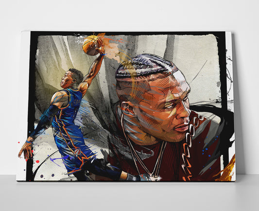 Russell Westbrook poster canvas painting wall art