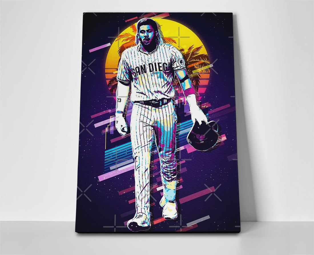 fernando tatis jr poster canvas wall art painting artwork padres baseball