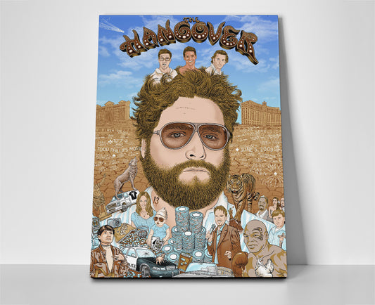The Hangover movie poster canvas wall art