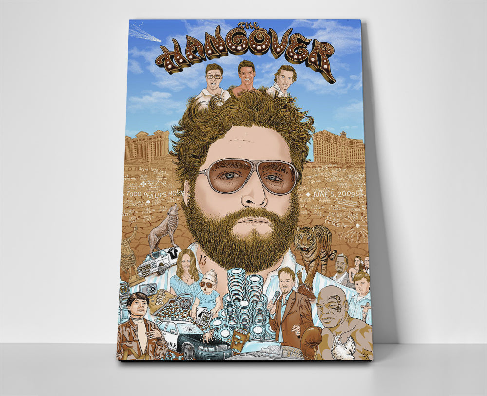 The Hangover movie poster canvas wall art