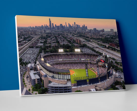 chicago white sox stadium poster canvas wall art painting artwork baseball