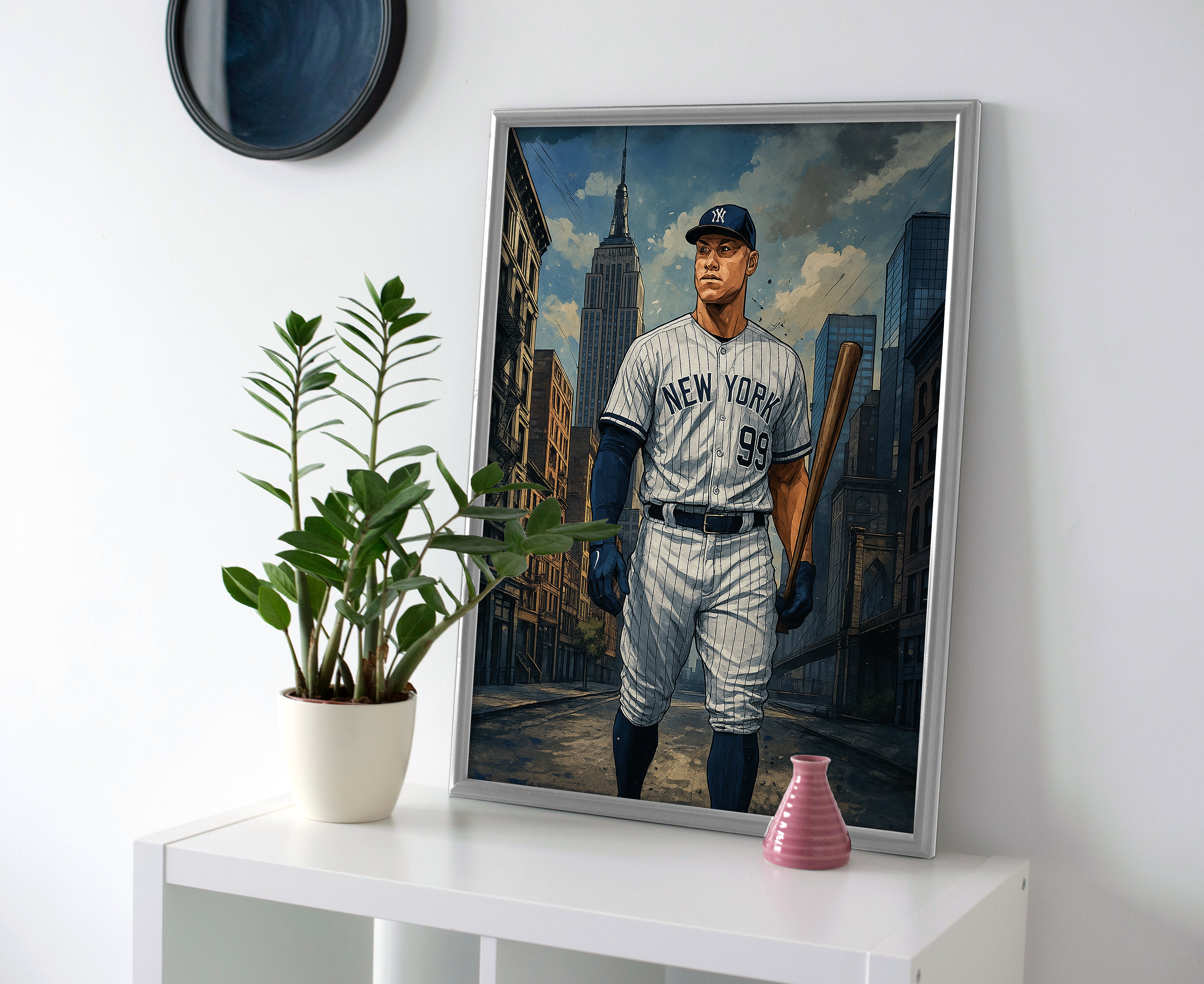 Aaron Judge City Poster yankees nyc baseball wall art