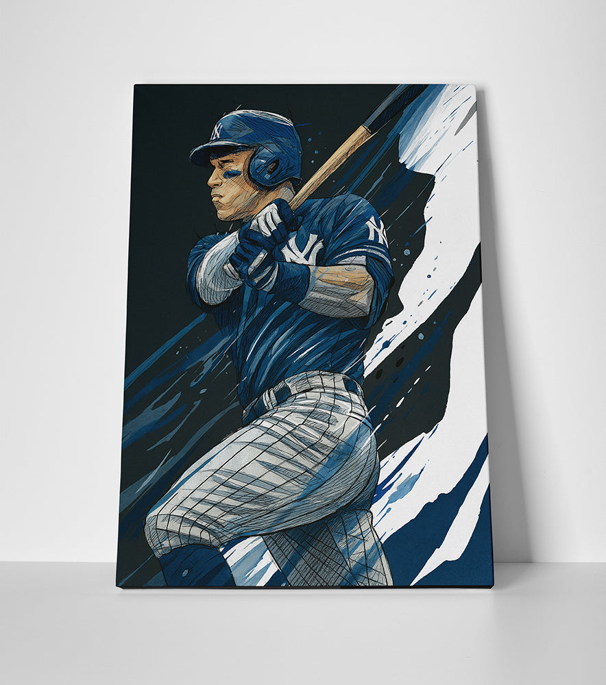 Aaron Judge art poster canvas wall artwork painting decor gift