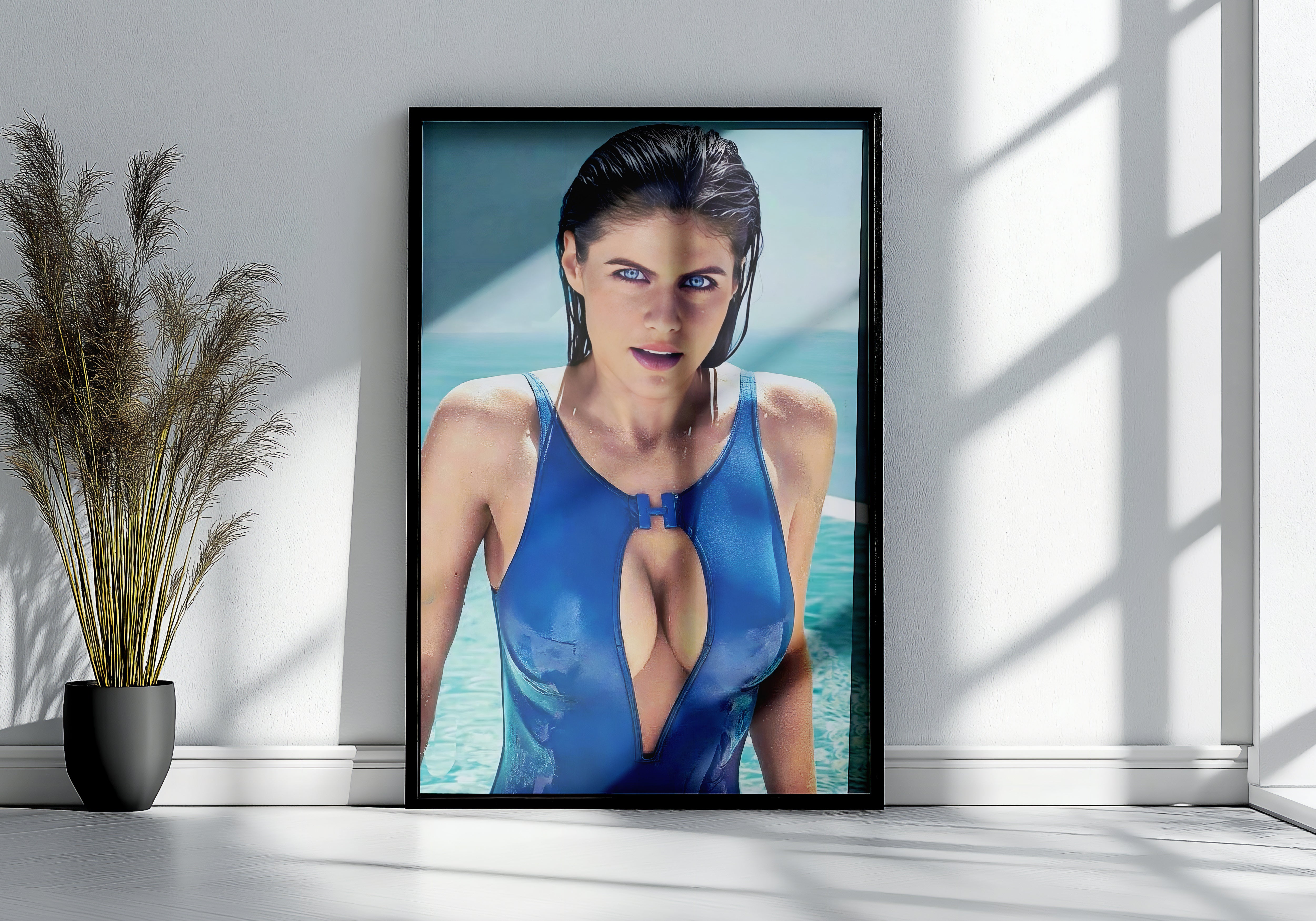 Alexandra Daddario Bikini Poster or Canvas Wall Art