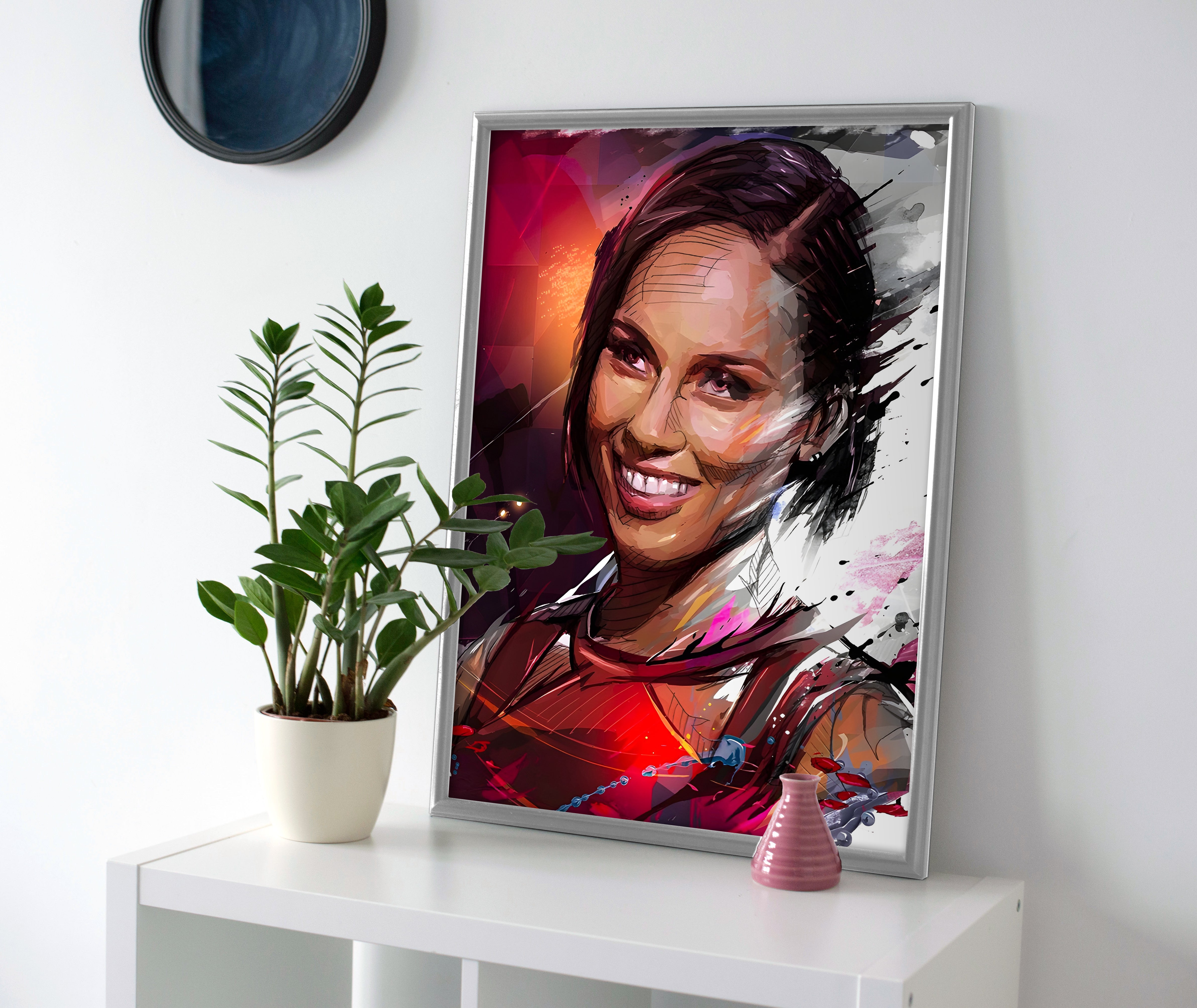 Alicia Keys Art Poster canvas wall art print painting