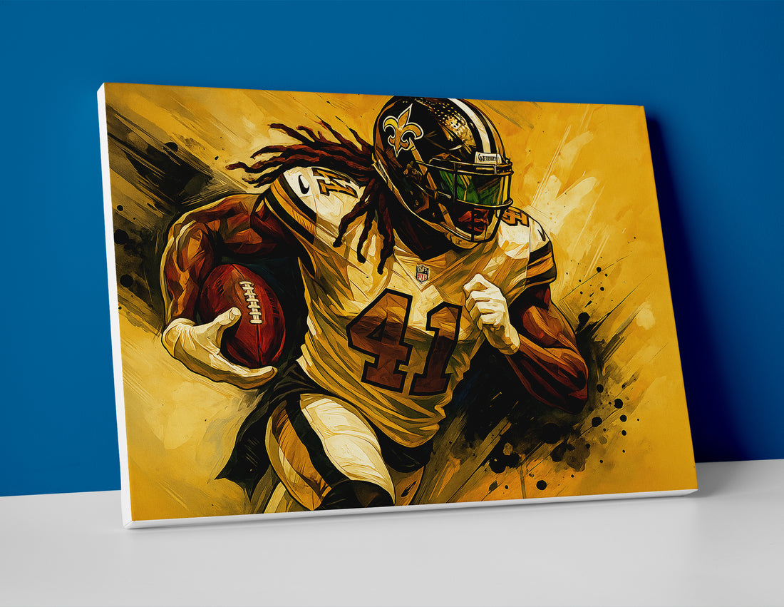 Alvin Kamara poster canvas painting wall art print decor saints