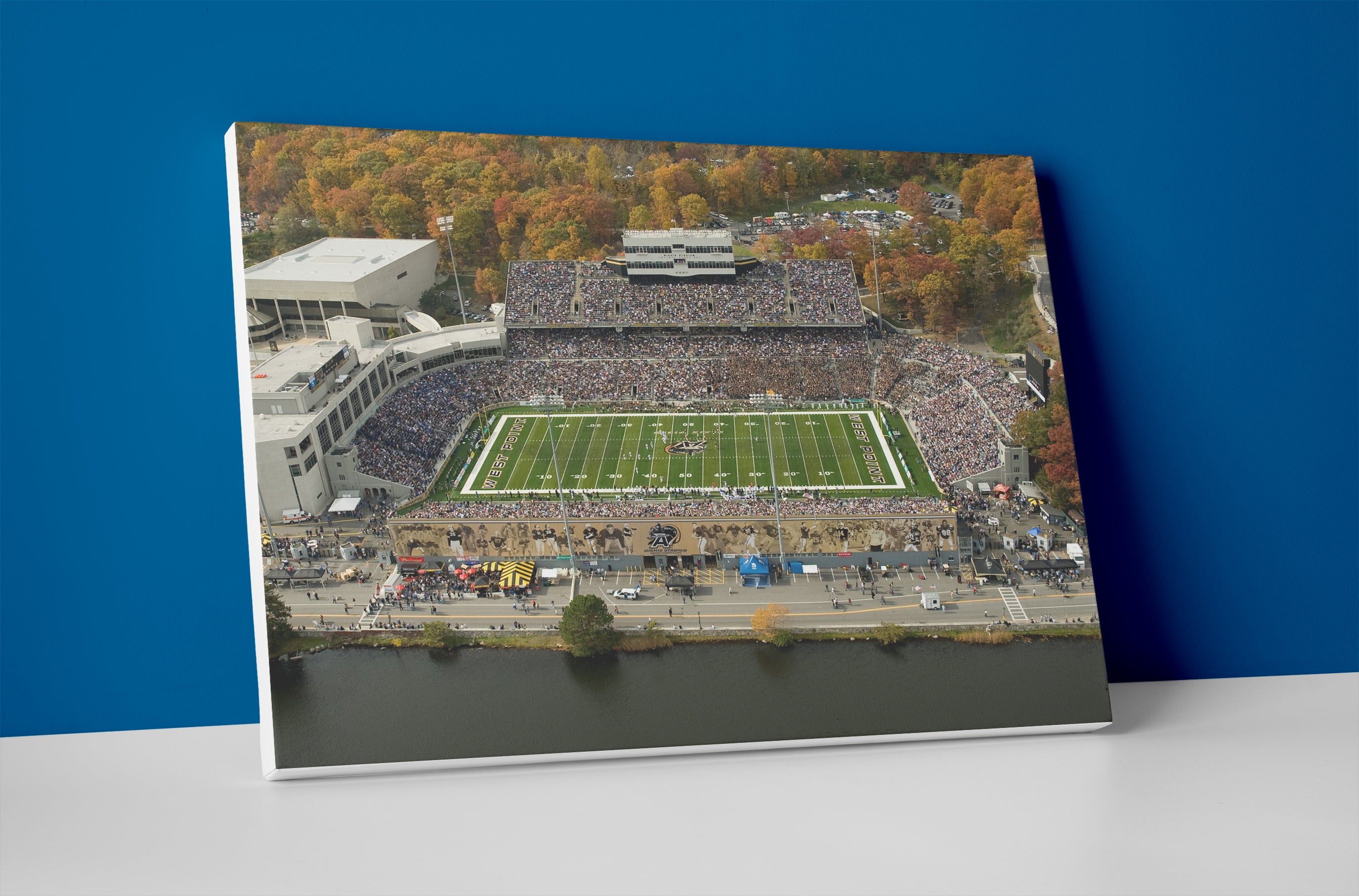 Army football stadium poster canvas