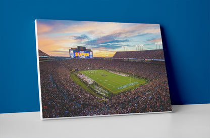 Auburn football stadium poster canvas